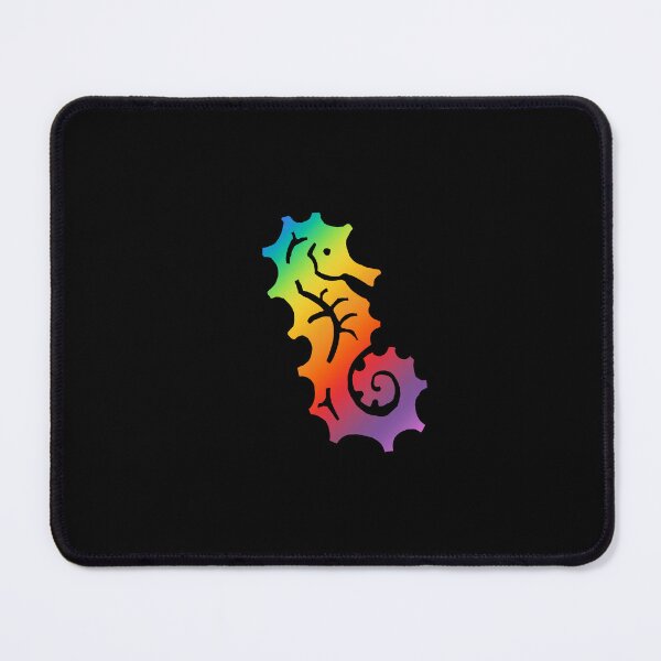 Item preview, Multicolor Seahorse Emblem designed and sold by Nealoc.