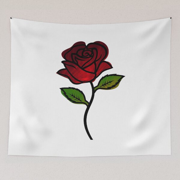 Item preview, Red Rose Picture designed and sold by Unaiza Khalid.