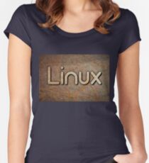 Linux Women's Fitted Scoop T-Shirt