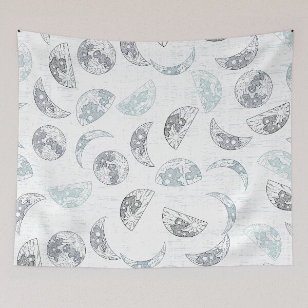 Item preview, Moon Phase Minimal Cute Graphic designed and sold by BossyCatHome.