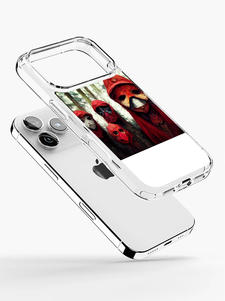 Thumbnail 2 of 5, iPhone Case, Red Faces designed and sold by R3wo.