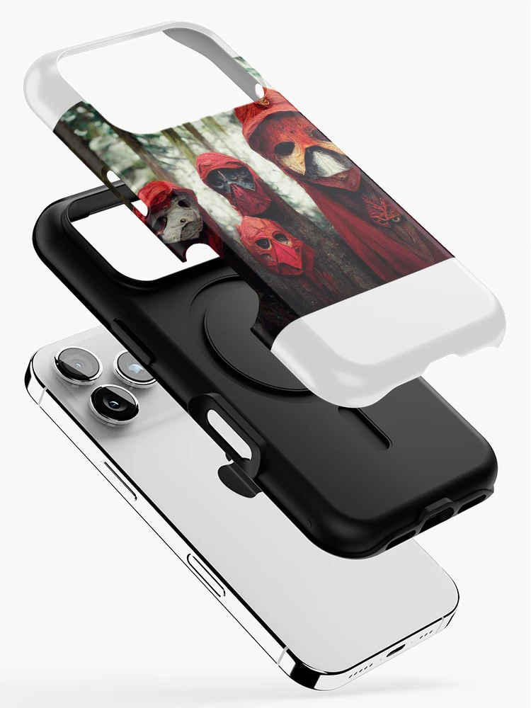 Thumbnail 2 of 4, iPhone Case, Red Faces  designed and sold by R3wo.