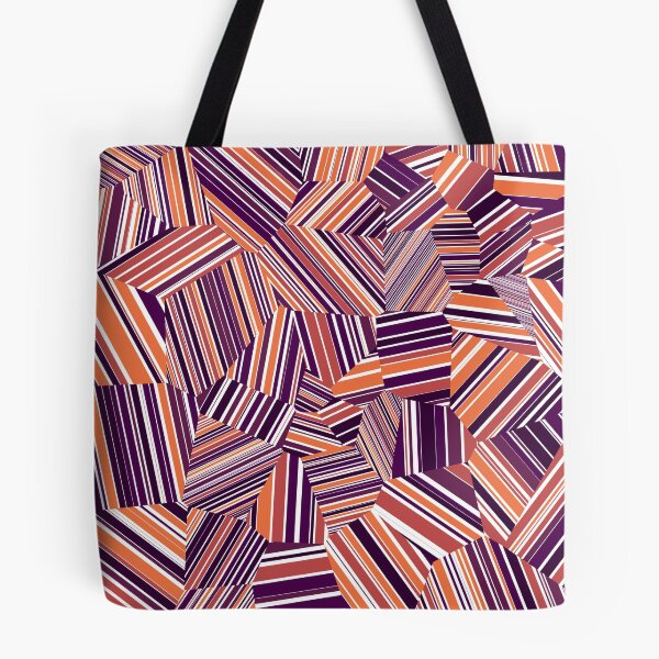 Item preview, Berry Offcuts - Voronoi Stripes designed and sold by EsqueDesign.