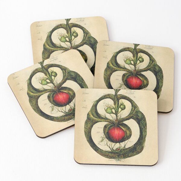 Item preview, Artificial Botany - Botanical Illustration of Tomplefruit (Froudis hensonia) designed and sold by gabrielaronson.