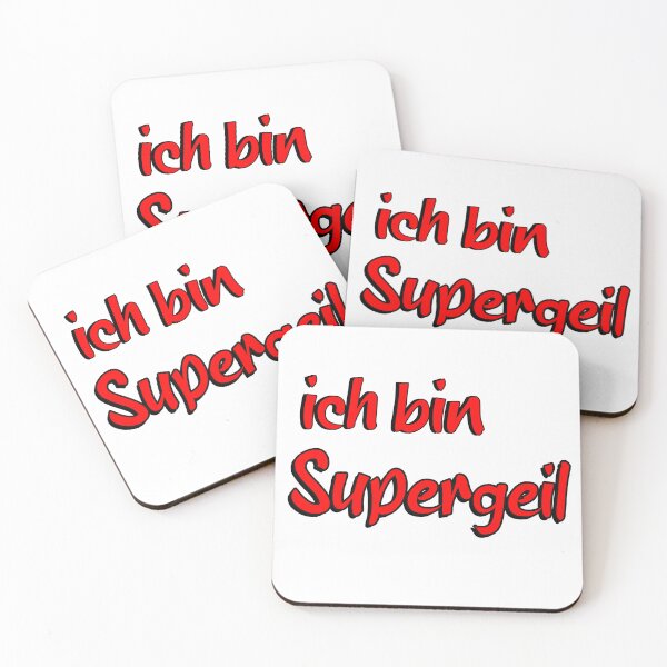 Item preview, Ich bin supergeil German Slang designed and sold by UniqueDesignHub.