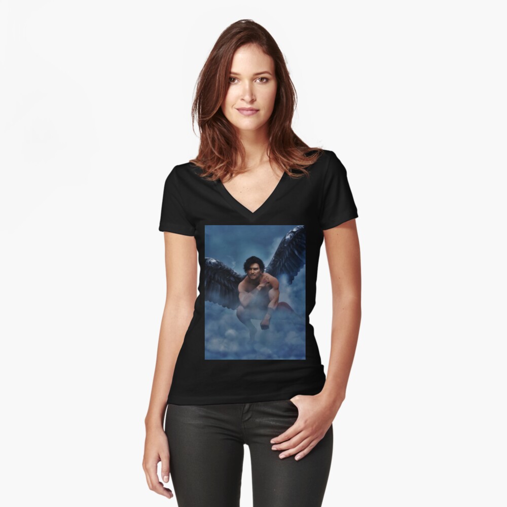 Item preview, Fitted V-Neck T-Shirt designed and sold by Gypsykiss.