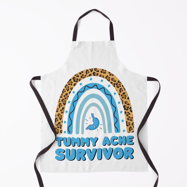 Item preview, Tummy Ache Survivor Rainbow Leopard Stomachache IBS Funny Stomach Ache designed and sold by clothesy7.