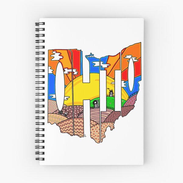 Item preview, O-H-I-O Spelled Farming, Ohio Drawing designed and sold by Handmadebyjessm.