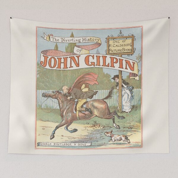 Item preview, The Diverting History of John Gilpin pl1 (1887) Randolph Caldecott  designed and sold by TeeARTHY.