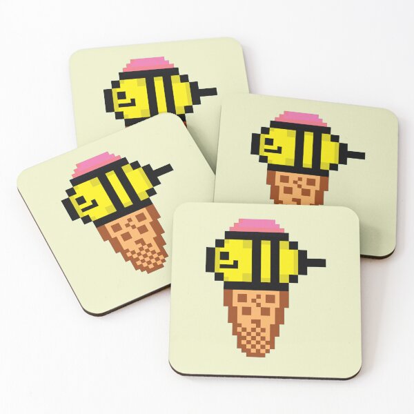 Item preview, Block Bugster - Icecream Bee - 73 designed and sold by Patrikadze.