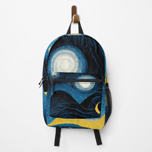 Item preview, starry night with moon and clouds designed and sold by Mike Kiev art.