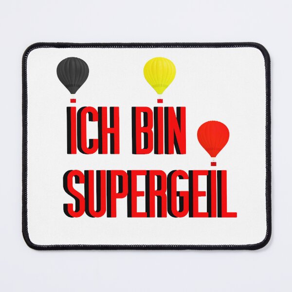 Item preview, Ich bin supergeil German Slang designed and sold by UniqueDesignHub.