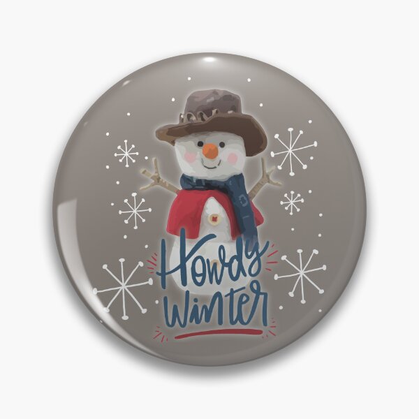 Item preview, Howdy Winter Cowboy Snowman designed and sold by Susan Says.