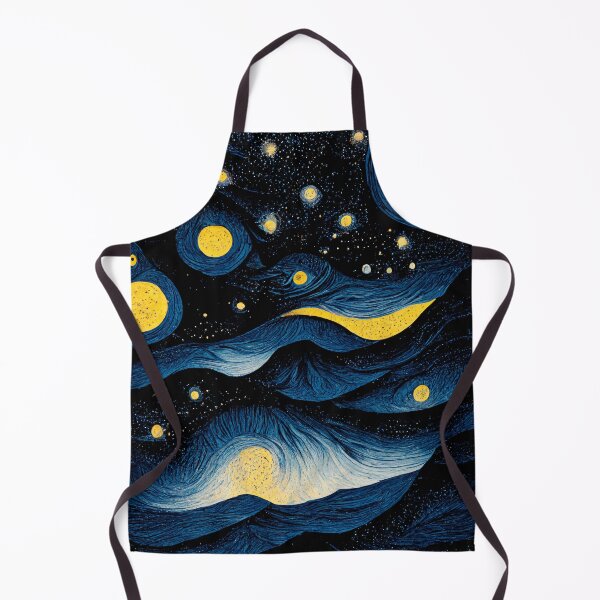 Item preview, starry night with moon and clouds 4 designed and sold by Mike Kiev art.