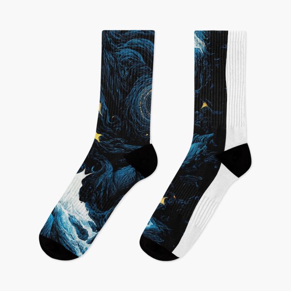 Item preview, starry night with moon and clouds 5 designed and sold by Mike Kiev art.