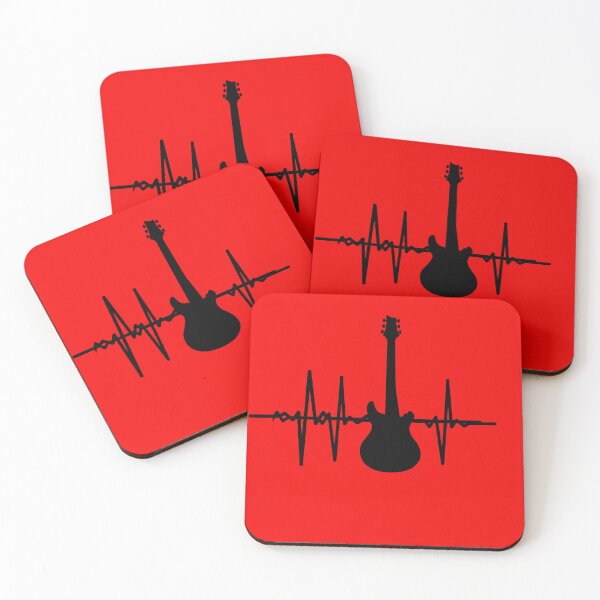 Item preview, Guitar is my heartbeat- guitar player's heart is in the axe designed and sold by RollingthatD20.