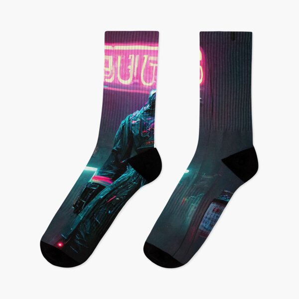 Item preview, Beheaded Cyberpunk Neon Butcher designed and sold by CyberStreetArt.