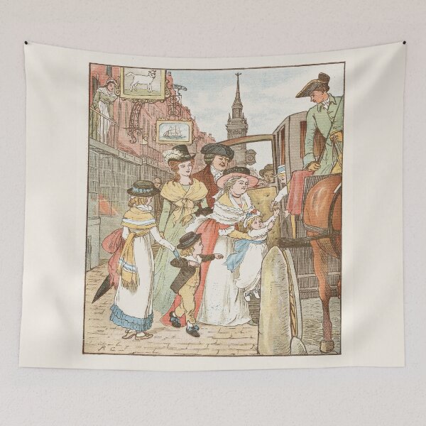 Item preview, The Diverting History of John Gilpin pl3 (1887) Randolph Caldecott designed and sold by TeeARTHY.