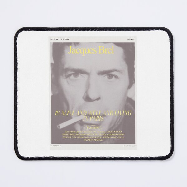 Item preview, Jacques Brel - Is Alive And Well And Living In Paris designed and sold by CatsAndReel.