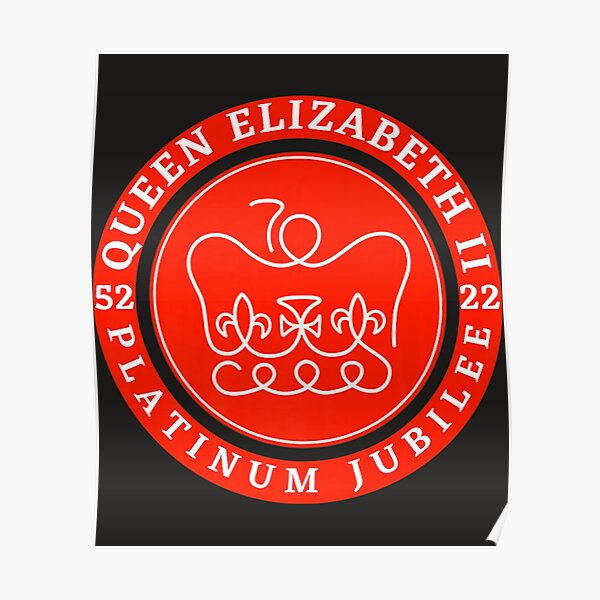 "Queen's Jubilee 2022 queens Platinum jubilee queen uk " Poster for