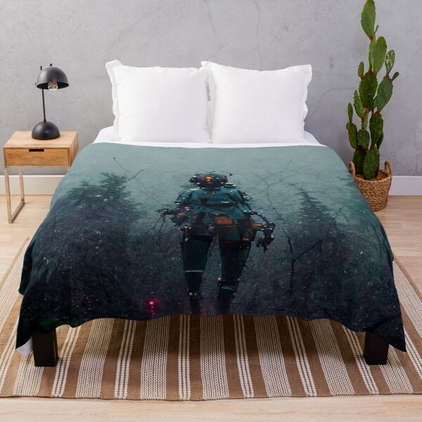 Item preview, Cyberpunk Scientist Standing In Nature designed and sold by CyberStreetArt.