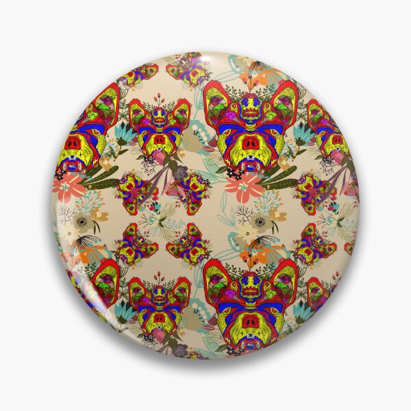 Item preview, mighty Frenchie pop pattern designed and sold by Brotherconk.