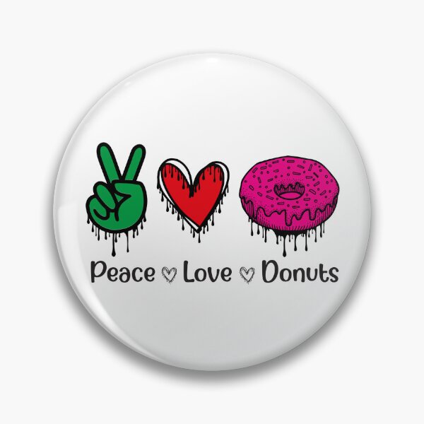 Item preview, Peace love donut designed and sold by Zakaria-4.