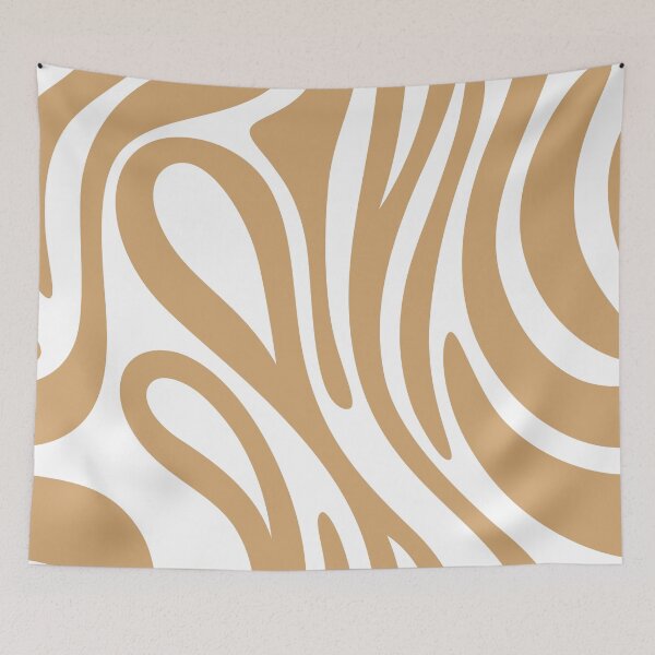 Item preview, Cappuccino Brown & White Pattern  designed and sold by Adrianach1.
