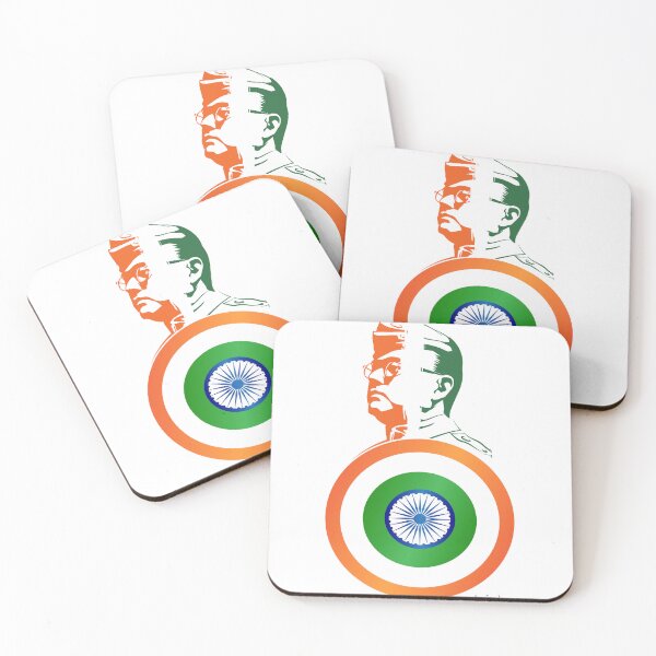 Item preview, Netaji India shield tri color designed and sold by Atanu Sanyal.