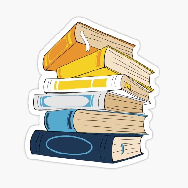 Artikel-Vorschau von Aroace Bücherstapel, designt und verkauft von Kelsee Meier-Evans.