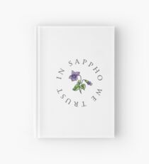 In Sappho We Trust Violet Hardcover Journal