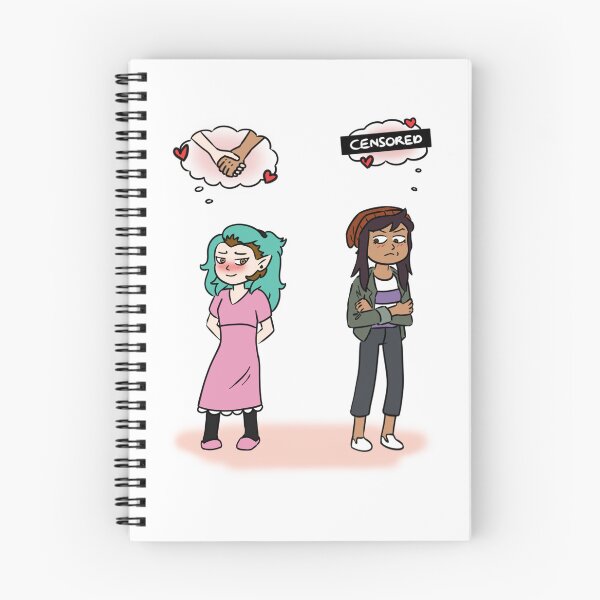 Item preview, Betas thinking about each other (Luz having censored thoughts) designed and sold by Linkeykong.