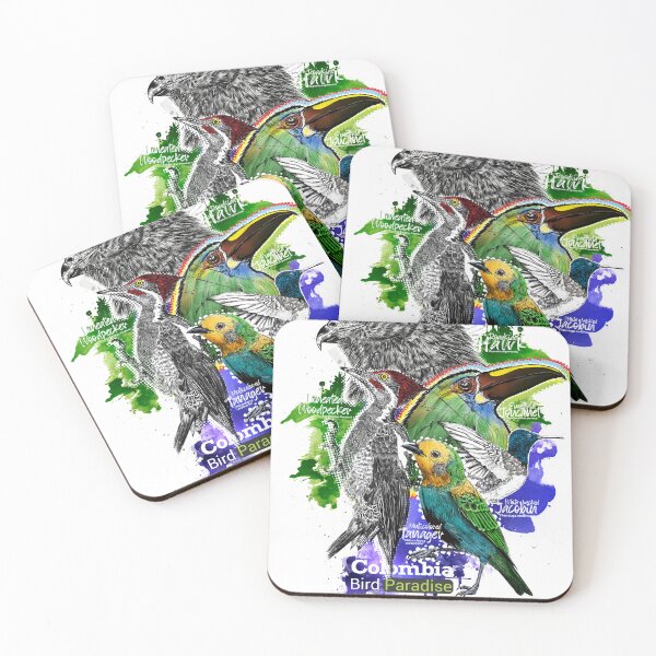 Item preview, Birds of the forests of Colombia designed and sold by plumasycantos.