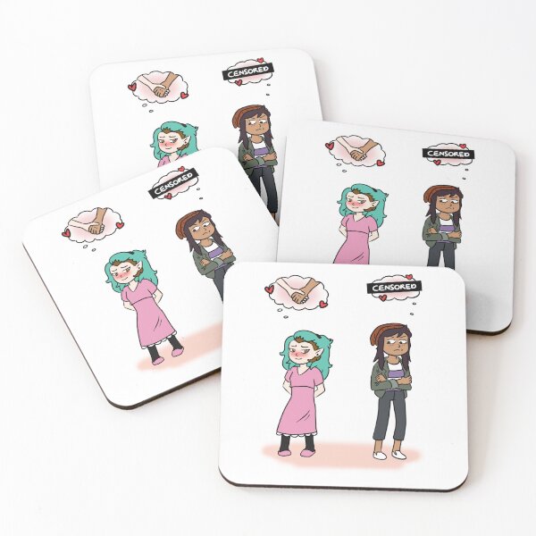 Item preview, Betas thinking about each other (Luz having censored thoughts) designed and sold by Linkeykong.