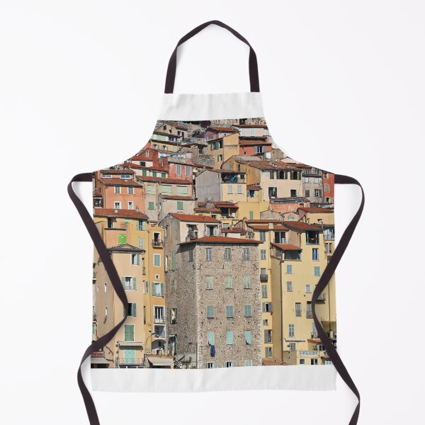 Item preview, Colorful buildings in Menton France cityscape designed and sold by goceris.