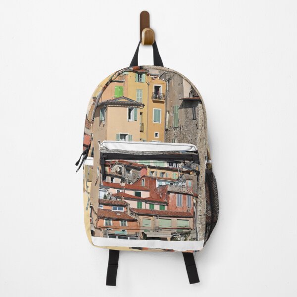 Item preview, Colorful buildings in Menton France cityscape designed and sold by goceris.