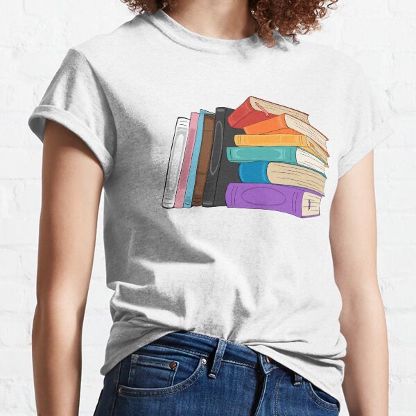 Artikel-Vorschau von Progress Pride-Bücherstapel, designt und verkauft von Kelsee Meier-Evans.