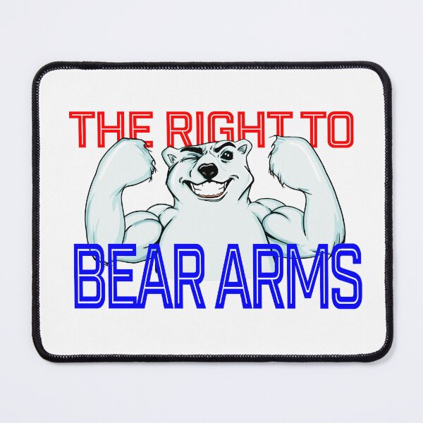 Item preview, The right to bare arms red, white and blue  designed and sold by Martzart.