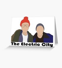 The Electric City Greeting Card