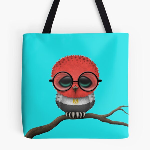 Item preview, Nerdy Egyptian Baby Owl on a Branch designed and sold by JeffBartels.