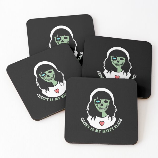 Item preview, Creepy is my happy place. Cute Zombie Girl. designed and sold by AllLeftSides42.