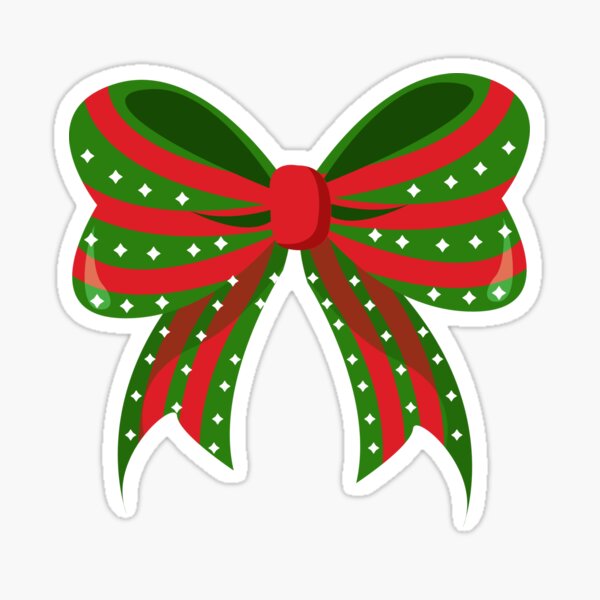 Christmas Bow Stickers