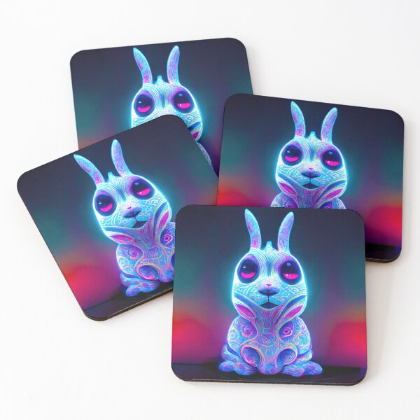 Item preview, Psychedelic Bunny Rabbit designed and sold by ResistNormality.