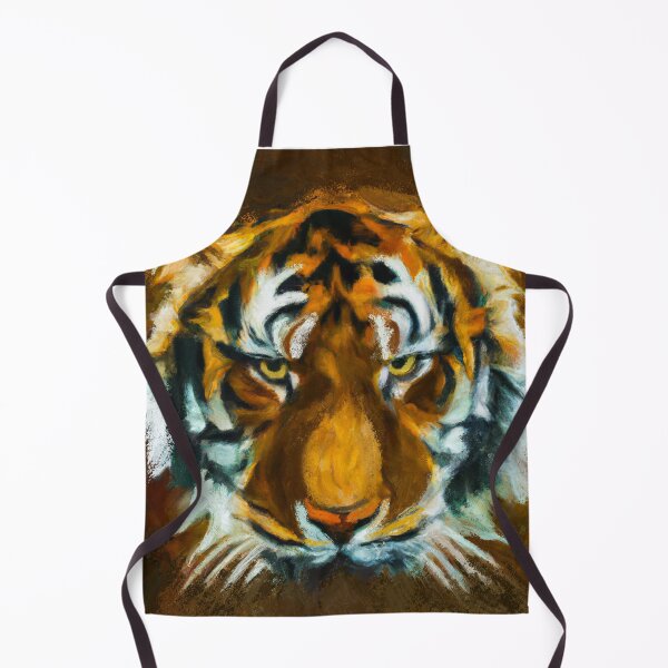 Item preview, Tiger sticker - tiger head sticker designed and sold by Glenn Slingsby.