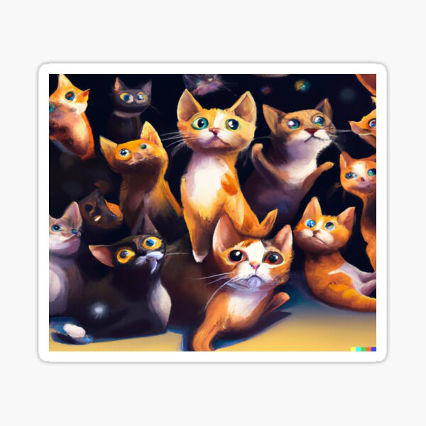 Item preview, UNENDLICHE KATZEN 1 designed and sold by InTheTreesus.