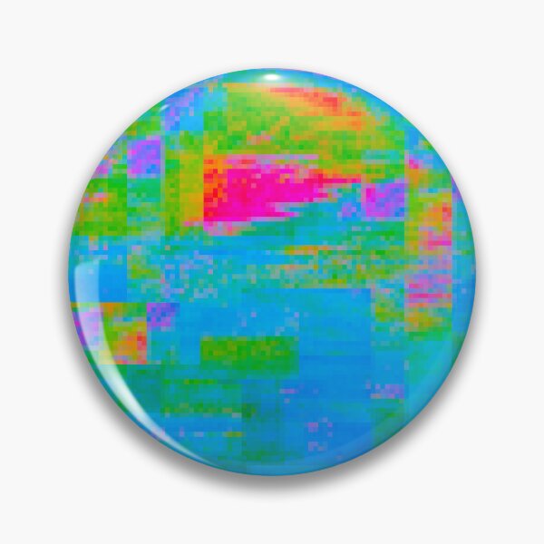 Item preview, Glitch Infrared Pixel Cyberpunk Vaporwave Art Pattern designed and sold by softbluehum.