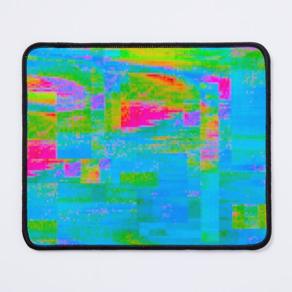 Item preview, Glitch Infrared Pixel Cyberpunk Vaporwave Art Pattern designed and sold by softbluehum.