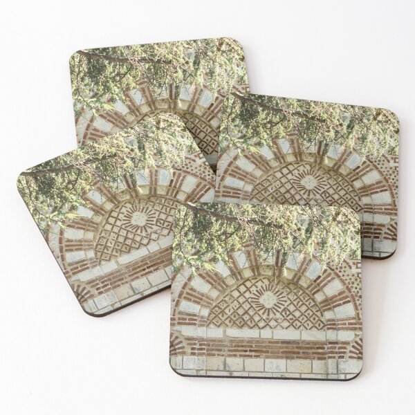 Item preview, Brickwork Like Embroidery - Byzantine Design of Red Brick and White Stone designed and sold by Georgia Mizuleva.