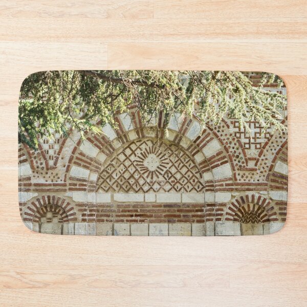 Item preview, Brickwork Like Embroidery - Byzantine Design of Red Brick and White Stone designed and sold by Georgia Mizuleva.