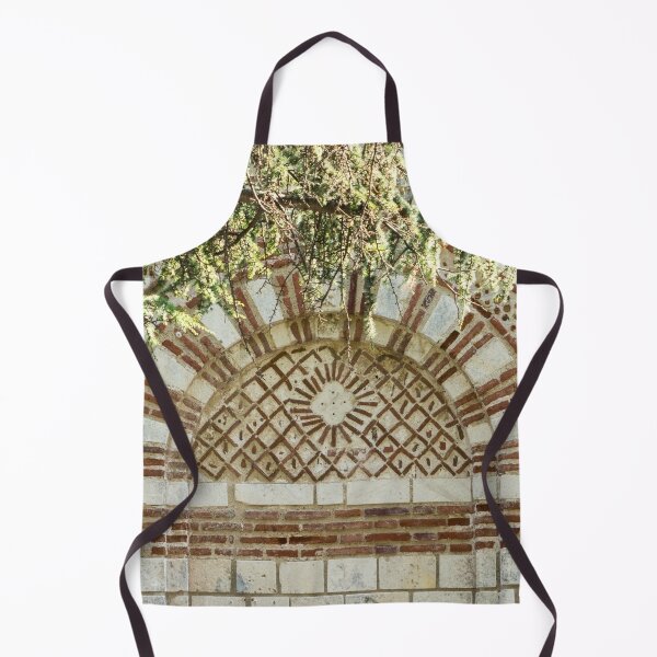 Item preview, Brickwork Like Embroidery - Byzantine Design of Red Brick and White Stone designed and sold by Georgia Mizuleva.